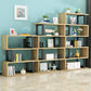 Scandinavian Wood Open Back Shelf Bookcase with Shelves for Home Office Clearhalo 'Bookcases' 'furn' 'furn_bookcases' 'Furniture' 'Office Furniture' 1200x1200_defe8ab9-a230-48f1-a31d-e4e5b56d04d5