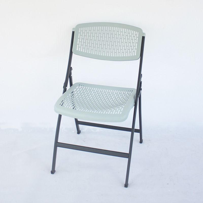 Sedia da ufficio in plastica moderna con sedia conferenze in metallo a cornice in metallo