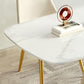 Rectangle Traditional Luxury Dining Table White Sintered Stone Table with Pedestal Base Clearhalo ' dining_table' 'Dining Tables & Seating' 'Dining Tables' 'furn' 'furn_dining_table' 'Furniture' 'furniture_dining_table' 'Kitchen & Dining Furniture' 'kitchen&dining_furn' 'kitchen' 'kitchen_dining_table' 1200x1200_deffb34c-ff49-45f5-8af9-3dc11340f1ff