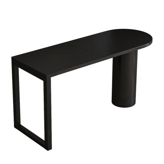 Industrial Double Pedestal Bar Table Free From Wood Bar Table for Living Room