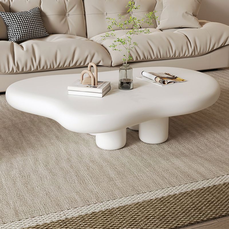 Scandinavian Free Form Coffee Table Wooden 4 Legs Cocktail Table Clearhalo 'Coffee & Accent Tables' 'Coffee Tables' 'coffee_tables' 'furn' 'furn_coffee_tables' 'Furniture' 'Living Room Furniture' 1200x1200_df05dfbe-c85c-4ab0-95aa-aeca5c47b4fc