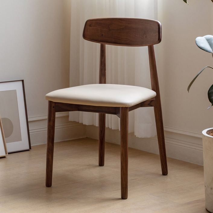 Sedie da pranzo moderne a braccia aperta in legno (set di 1/2/4/6/8)