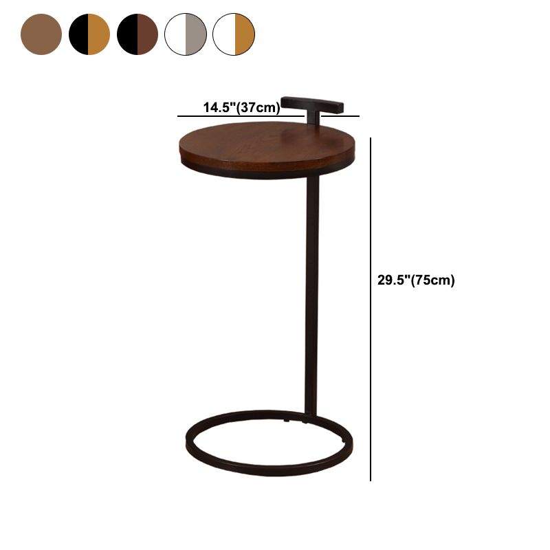 Frame Shaped Base Cocktail Table Multi-color Selection of Wood Material Round Coffee Table Clearhalo 'Coffee & Accent Tables' 'End & Side Tables' 'end_side_tables' 'furn' 'furn_end_side_tables' 'Furniture' 'Living Room Furniture' 1200x1200_df0a5a88-0fb7-45cc-900e-73bd1c3e59da