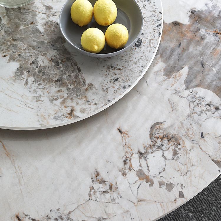 Moderne stijl gesinterde stenen eetgelegenheid hout 1/4/5/7 stukken eetgelegenheden voor eetruimtes