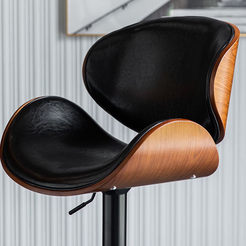 Modern Style Metal Bar Stool with Swivel and Adjustable Height Bistro Bar Stool 32 Inches Clearhalo 'Bar Furniture' 'Bar Stools' 'bar_stools' 'furn' 'furn_bar_stools' 'furniture_bar_stools' 'Kitchen & Dining Furniture' 'kitchen&dining_furn' 'kitchen' 'kitchen_furn' Furniture' 1200x1200_df0d844e-c31d-4ea3-9904-3d9672dc464f