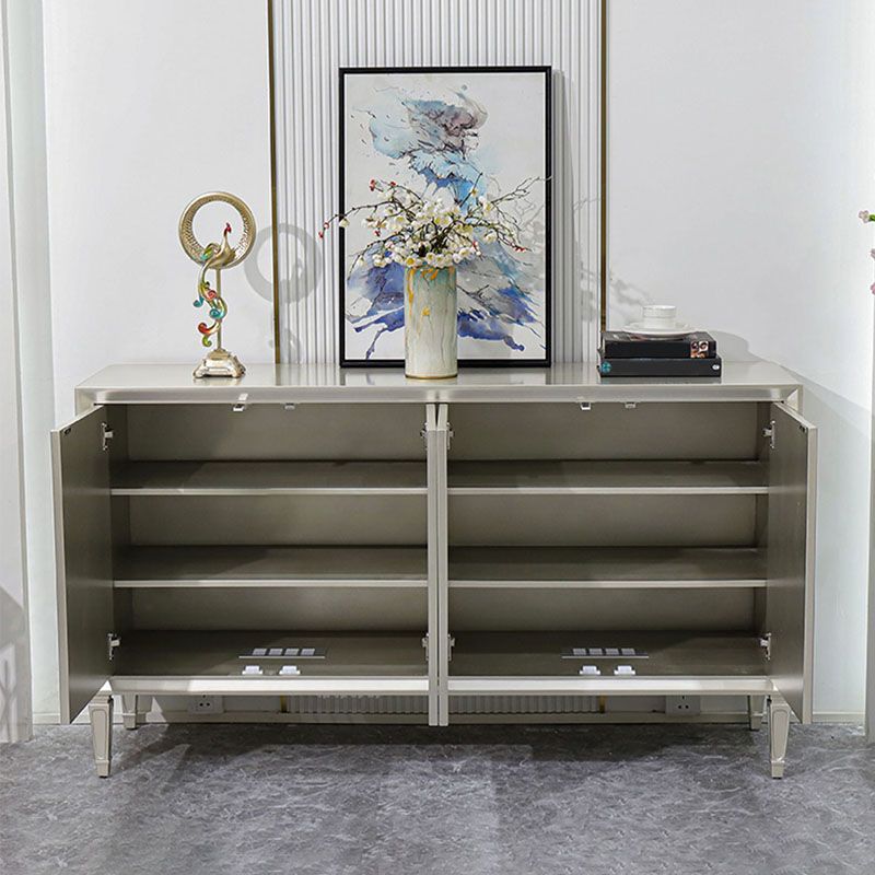 Stile moderno a buffet in legno ingegnerizzato per la sala da pranzo 35,4 pollici di altezza