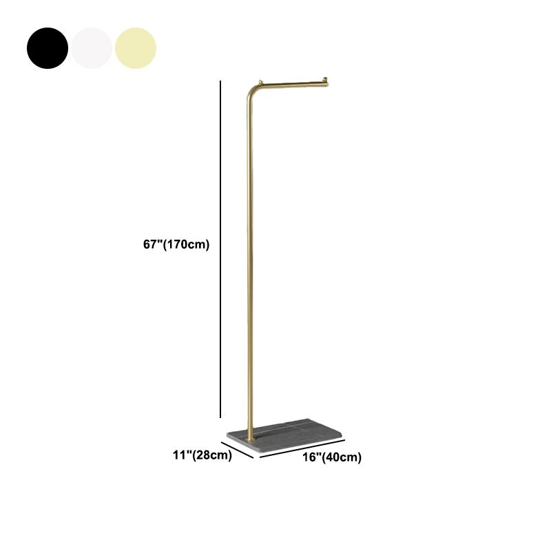 Contemporary Hall Tree Metal Hanging Rail and Hooks Entry Hall Tree Clearhalo 'Entry & Mudroom Furniture' 'furn' 'furn_hall_tree_coat_racks' 'Furniture' 'Hall Trees & Coat Racks' 'hall_tree_coat_racks' 1200x1200_df125ba6-6ff8-4d83-9194-8a18df57c596