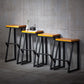 Industrial Style Bar Stool Iron and Solid Wood Square Seat Counter Height Stools Clearhalo 'Bar Furniture' 'Bar Stools' 'bar_stools' 'furn' 'furn_bar_stools' 'furniture_bar_stools' 'Kitchen & Dining Furniture' 'kitchen&dining_furn' 'kitchen' 'kitchen_furn' Furniture' 1200x1200_df13167d-7a41-4691-a8b4-f992e7a6e219