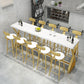 Glam Bar-height Table Solid Wood Top Pub Table for Patio Use Clearhalo 'Bar Furniture' 'Bar Tables' 'bar_tables' 'furn' 'furn_bar_tables' 'Furniture' 'Kitchen & Dining Furniture' 1200x1200_df13d5d9-2cc6-4b0a-a1d1-ecf5a0cb3519
