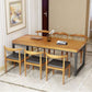 Metal Industrial Dining Table Pine Wood Top Table for Kitchen and Dining Room Clearhalo ' dining_table' 'Dining Tables & Seating' 'Dining Tables' 'furn' 'furn_dining_table' 'Furniture' 'furniture_dining_table' 'Kitchen & Dining Furniture' 'kitchen&dining_furn' 'kitchen' 'kitchen_dining_table' 1200x1200_df1635dd-a9b0-4016-8c45-36a5af6ae1da