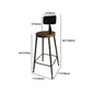 Modern Rectangle Solid Wood Bar Table Set 1/5/9 Pieces Counter Table with Black Stools Clearhalo 'Bar Furniture' 'furn' 'furn_home_bar_bar_sets' 'Furniture' 'Home Bars & Bar Sets' 'home_bar_bar_sets' 'Kitchen & Dining Furniture' 1200x1200_df18309e-fd42-45b2-a856-e12d583e1500