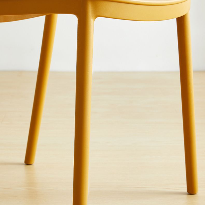Scandinavian Plastic Kitchen Dining Room Side Chair Open Back Chair Clearhalo ' kitchen&dining_furn' 'Dining Chairs' 'Dining Tables & Seating' 'dining_chair' 'furn' 'furn_dining_chair' 'Furniture' 'furniture_dining_chair' 'Kitchen & Dining Furniture' 'kitchen' 1200x1200_df18ede4-008a-4c76-bcc5-da874f690aa3