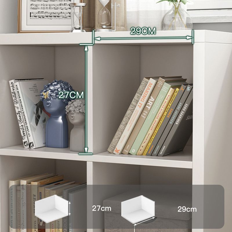 Modern Closed Back Bookcase Engineered Wood Bookshelf with Shelves for Home Office Clearhalo 'Bookcases' 'furn' 'furn_bookcases' 'Furniture' 'Office Furniture' 1200x1200_df1946d7-507d-483d-93fa-0c10dfec61e4