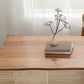 Table en bois massif contemporain pour table rectangle de restaurant avec base acrylique