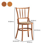 Contemporary Indoor Dining Side Chair Solid Wood Frame Side Chair