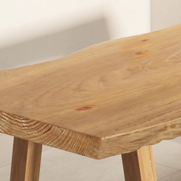 Modern Rectangle Dining Set 1/2/4/5/6 Pieces Solid Wood Legs Indoor Dinette Set