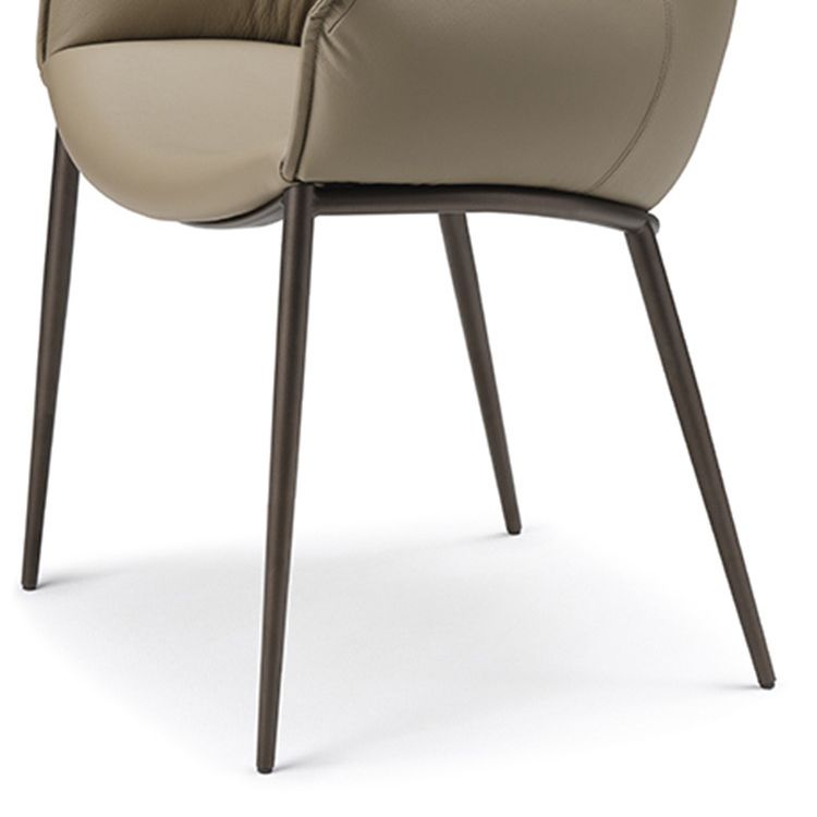 Industriële armstoel metalen vaste rug eetkamerstoel voor eetkamer