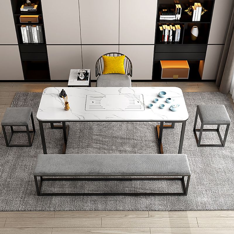 Sillas de comedor tapizadas grises sillas de brazo de metal windsor