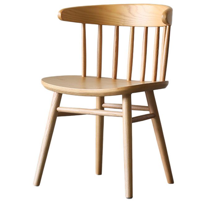 Silla lateral de madera sólida silla lateral tradicional windsor para comedor