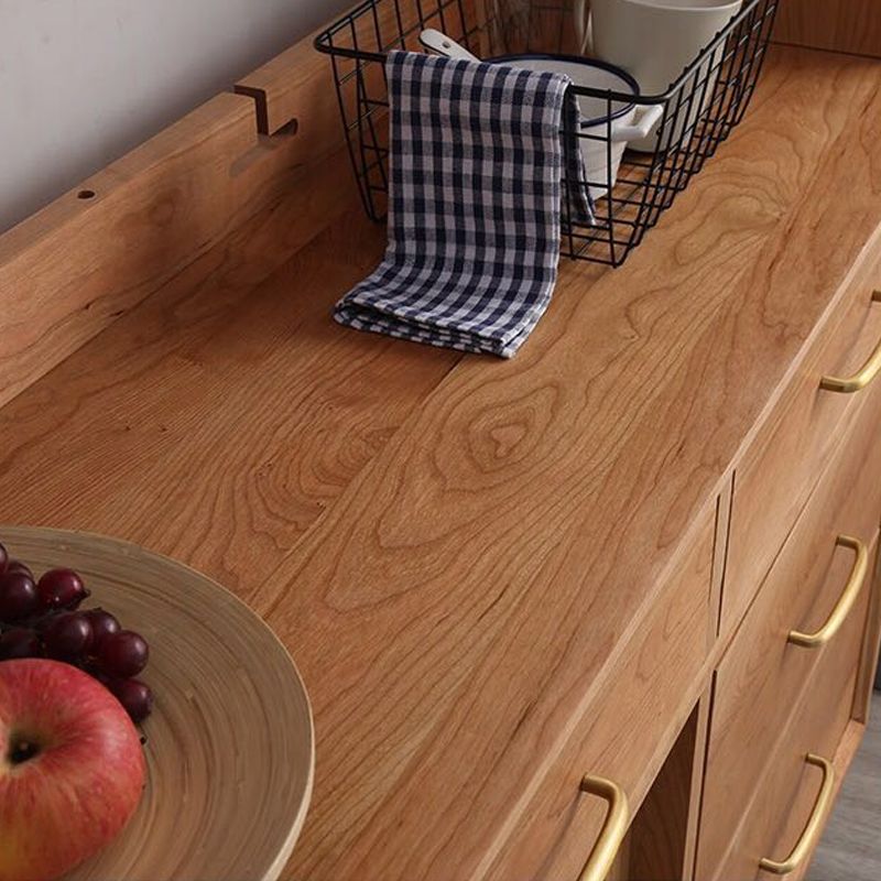 Hedendaags massief houten hok buffet multi-plank dineren hok voor eetkamer