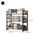 Modern Wood Shelf 11.8-inch Wide Open Etagere Bookcase in Matte Finish