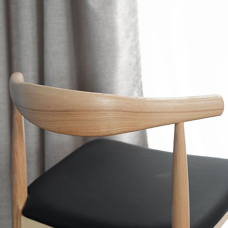 Contemporary Style Chair Dining Armless Side Chair with Wooden Legs Clearhalo ' kitchen&dining_furn' 'Dining Chairs' 'Dining Tables & Seating' 'dining_chair' 'furn' 'furn_dining_chair' 'Furniture' 'furniture_dining_chair' 'Kitchen & Dining Furniture' 'kitchen' 1200x1200_df261b5e-031b-412a-b09e-0060889629a0