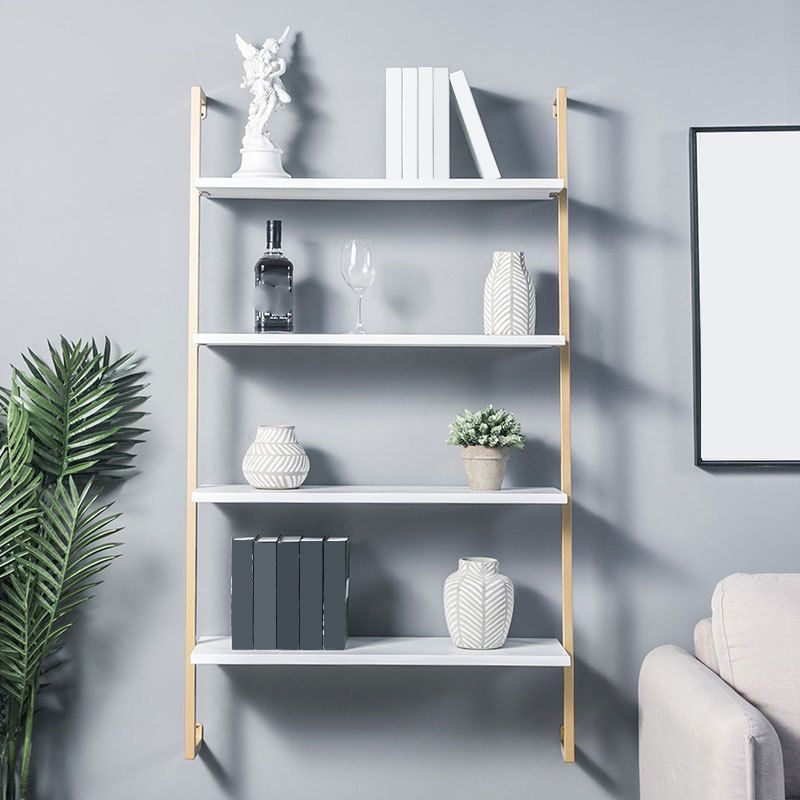 Estantería flotante de madera escandinava 9.8 "