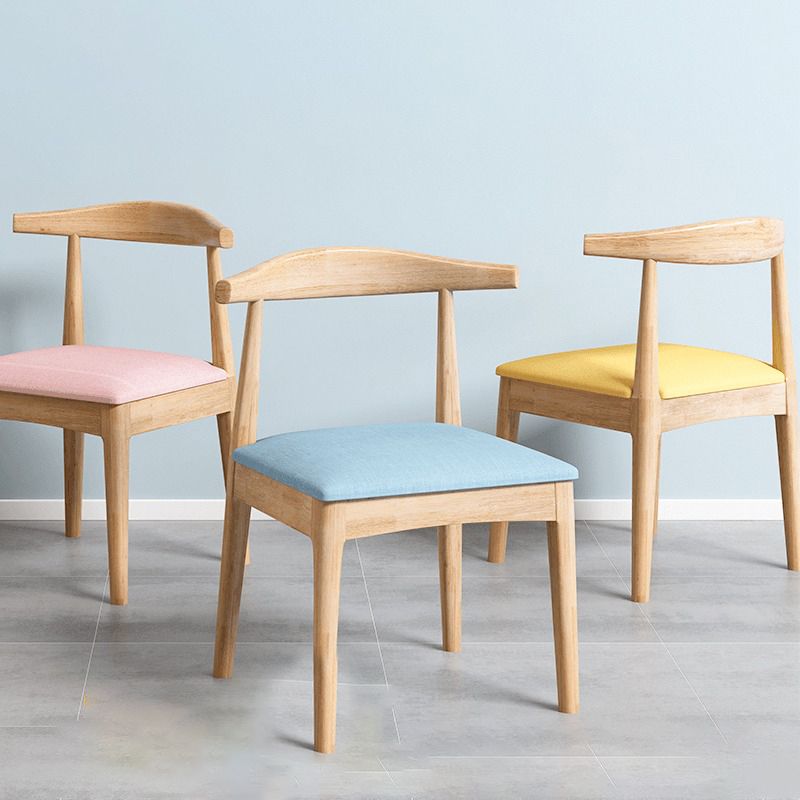 Traditional Style Indoor Side Chair Open Back Upholstered Single Dining Room Chair Clearhalo ' kitchen&dining_furn' 'Dining Chairs' 'Dining Tables & Seating' 'dining_chair' 'furn' 'furn_dining_chair' 'Furniture' 'furniture_dining_chair' 'Kitchen & Dining Furniture' 'kitchen' 1200x1200_df2727ad-0947-4fcc-88e9-a764841de323