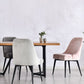 Scandinavian Style Metal Chairs Kitchen Dining Room Solid Back Side Chair Set Clearhalo ' kitchen&dining_furn' 'Dining Chairs' 'Dining Tables & Seating' 'dining_chair' 'furn' 'furn_dining_chair' 'Furniture' 'furniture_dining_chair' 'Kitchen & Dining Furniture' 'kitchen' 1200x1200_df278efd-d00f-4a11-b97a-9501b05ed44d