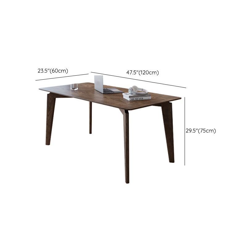 Base de bureau à bois massif Parsons Base 29.53 "Bureau d'écriture de haut