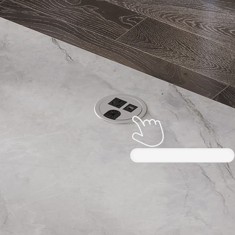 Modern Stone Office Desk Rectangular Shape Task Desks with 2-Drawers for Office