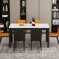 Modern Sintered Stone Dining Table Rectangular Table with Metallic Four-leg Clearhalo ' dining_table' 'Dining Tables & Seating' 'Dining Tables' 'Furniture' 'furniture_dining_table' 'Kitchen & Dining Furniture' 'kitchen&dining_furn' 'kitchen' 'kitchen_dining_table' 1200x1200_df2f9efb-02a6-4028-ac63-3a12849cfedd