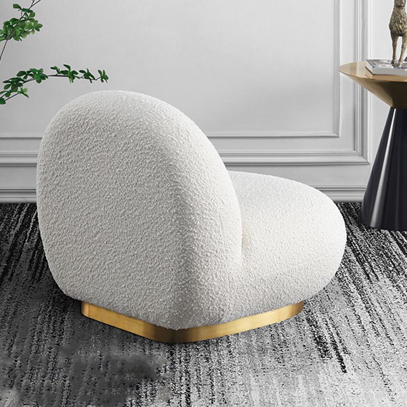 Wollen armloze Parsons stoel met vaste rug, 31.10 "W √ó 28.74" l √ó 26.77 "h