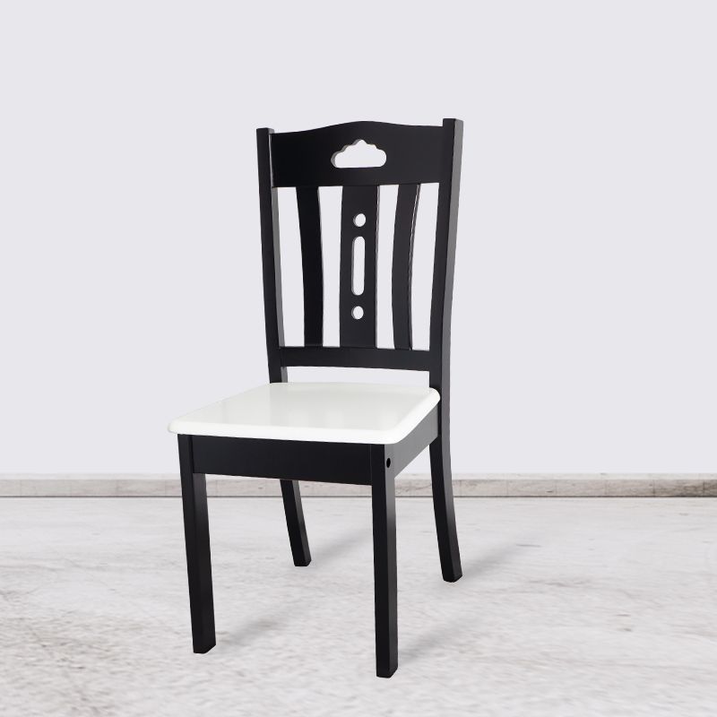 Home Armless Dining Chairs Slat Back Side Chair with Wood Legs (Set of 2) Clearhalo ' kitchen&dining_furn' 'Dining Chairs' 'Dining Tables & Seating' 'dining_chair' 'furn' 'furn_dining_chair' 'Furniture' 'furniture_dining_chair' 'Kitchen & Dining Furniture' 'kitchen' 1200x1200_df3b5ad4-9313-4acb-bab1-162590e2c53d
