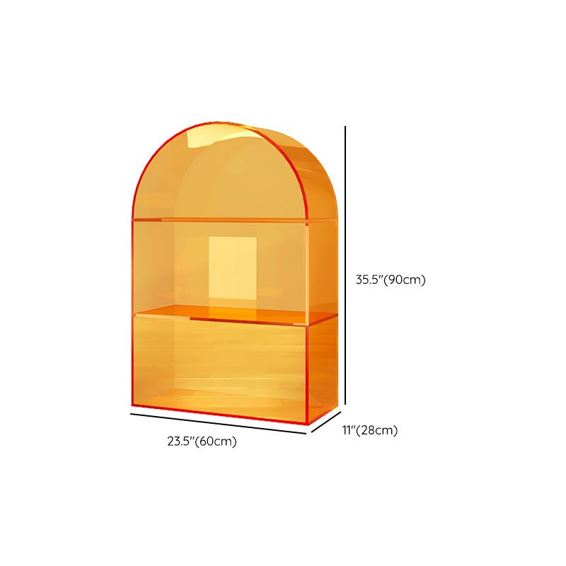 Stile moderno chiuso libreria verticale libreria in acrilico per ufficio a casa