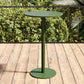 Modern Metal Bar Table Round Dining Table - 23.6" L x 23.6" W x 41.3" H