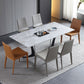Contemporary Leather Dining Chair Metal Dining Armless Chair Clearhalo 'Dining Chairs' 'Dining Tables & Seating' 'dining_chair' 'furn' 'furn_dining_chair' 'Furniture' 'furniture_dining_chair' 'Kitchen & Dining Furniture' 1200x1200_df405303-38bf-477d-8834-321220439282
