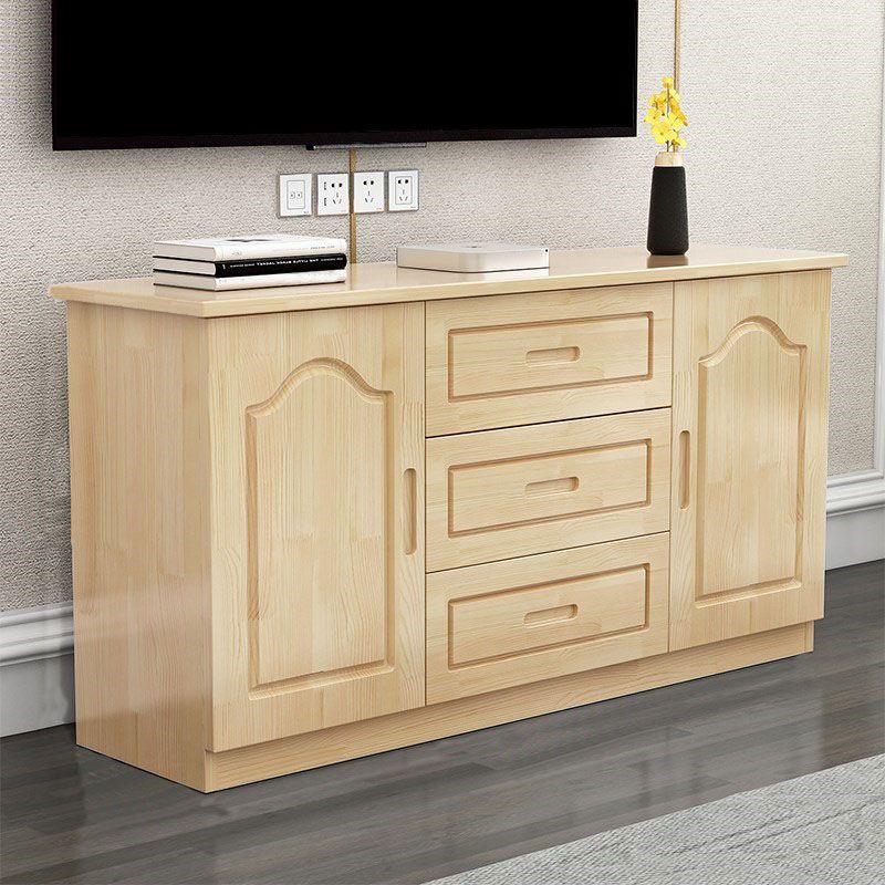 Stand TV in legno chiuso moderno moderno moderno con archiviazione