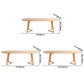 Modern Oval Dining Table Pine Solid Wood Table with Double Pedestal for Home Kitchen Dinner Clearhalo ' dining_table' 'Dining Tables & Seating' 'Dining Tables' 'furn' 'furn_dining_table' 'Furniture' 'furniture_dining_table' 'Kitchen & Dining Furniture' 'kitchen&dining_furn' 'kitchen' 'kitchen_dining_table' 1200x1200_df467ac4-1736-46e0-bb81-f3675e591759
