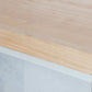Modern Bar Height Table Solid Wood Top Bistro Bar Table with White Base