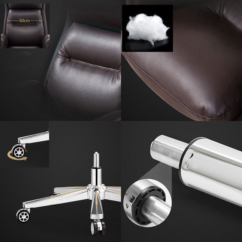 Contemporary PU Computer Chair High Back Swivel Managers Chair Clearhalo 'furn' 'furn_office_chair' 'Furniture' 'Office Chairs' 'Office Furniture' 'office_chair' 1200x1200_df48de75-de31-4be4-812c-f64076f2506b