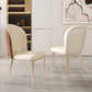 Nordic Glam Style Chair Dining Armless Metal Chairs for Kitchen Clearhalo 'Dining Chairs' 'Dining Tables & Seating' 'dining_chair' 'furn' 'furn_dining_chair' 'Furniture' 'furniture_dining_chair' 'Kitchen & Dining Furniture' 1200x1200_df491f3c-326b-4f5f-899d-48af78d26a1b