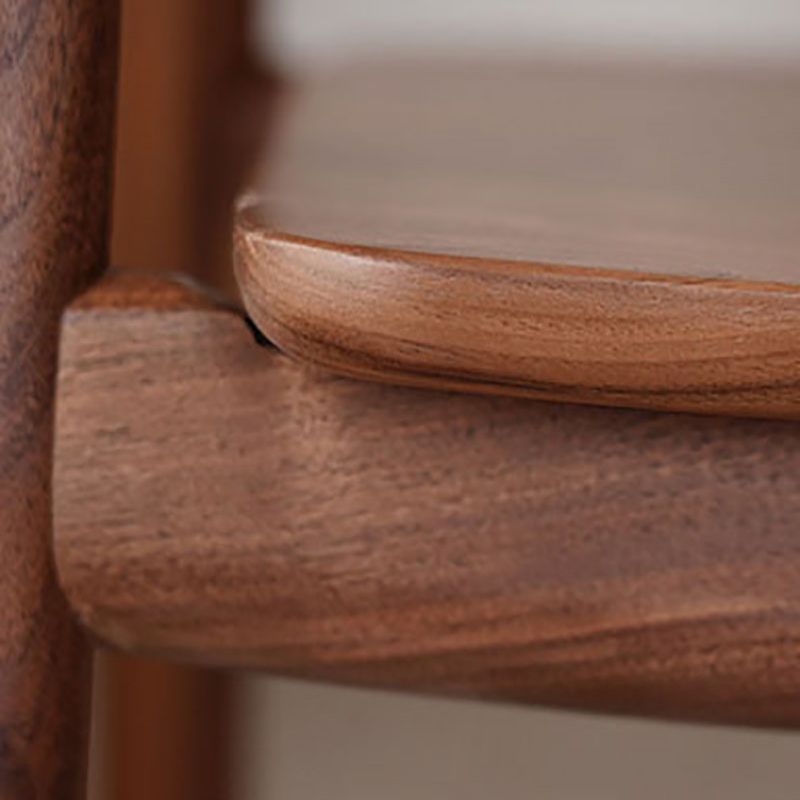 Contemporary Solid Wood Dining Arm Chair Open Back Single Dining Side Chair Clearhalo ' kitchen&dining_furn' 'Dining Chairs' 'Dining Tables & Seating' 'dining_chair' 'furn' 'furn_dining_chair' 'Furniture' 'furniture_dining_chair' 'Kitchen & Dining Furniture' 'kitchen' 1200x1200_df4b9461-16dd-463f-83fe-4db79ae99c26
