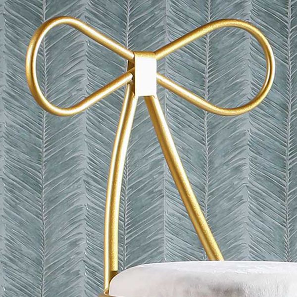 Glam Style Armless Counter Stool Upholstered Adjustable Height Bar Stool Clearhalo 'Bar Furniture' 'Bar Stools' 'bar_stools' 'furn' 'furn_bar_stools' 'Furniture' 'Kitchen & Dining Furniture' 1200x1200_df4b969e-18fb-48fc-b090-77505fde6cb5