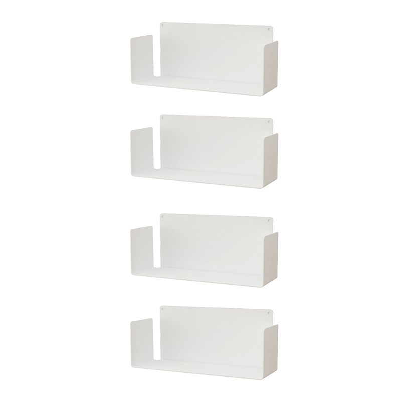 Iron Horizontal Wall Unit Bookshelf Contemporary Bookshelf for Home Clearhalo 'Bookcases' 'furn' 'furn_bookcases' 'Furniture' 'furniture_bookcases' 'kitchen' 'kitchen_bookcases' 'Living Room Furniture' 'Office Furniture' 1200x1200_df4c0b0e-c95a-4408-af2d-86a32f5b0a01