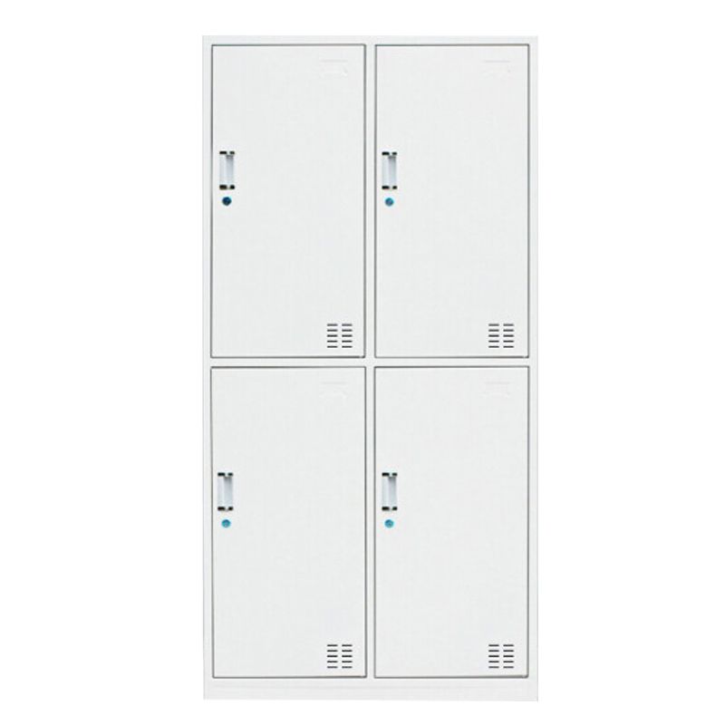 Contemporary Style Wardrobe White Metal Wardrobe Closet for Home Clearhalo 'Armoires & Wardrobes' 'armoires_wardrobes' 'Bedroom Furniture' 'furn' 'furn_armoires_wardrobes' 'Furniture' 1200x1200_df4cc52f-b210-4729-b9b5-bc92f4efcbaf