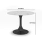 Juego de comedor redondo moderno de piedra sinterizada, juego de comedor de 1/2/3/4/5 piezas para comedor