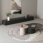 Elliptical Pedestal Coffee Table Set Modern 47.2" W Cocktail Table Clearhalo 'Coffee & Accent Tables' 'Coffee Tables' 'coffee_tables' 'furn' 'furn_coffee_tables' 'Furniture' 'Living Room Furniture' 1200x1200_df4e88a1-7a94-459c-b397-65e214bcbefb