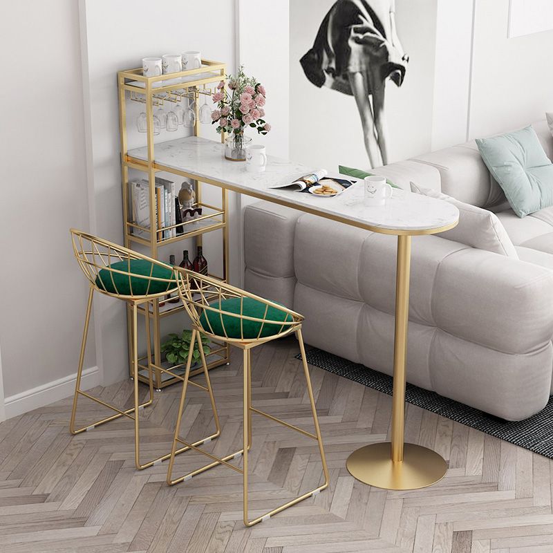 Living Room Double Pedestal Bar Wine Table Modern White Pub Height Dining Table Clearhalo 'Bar Furniture' 'Bar Tables' 'bar_tables' 'furn' 'furn_bar_tables' 'Furniture' 'furniture_bar_tables' 'Kitchen & Dining Furniture' 'kitchen&dining_furn' 'kitchen' 1200x1200_df4ec478-55b1-4b66-aeb0-30873ca3d263