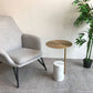 Scandinavian Side Table Marble Pedestal Round Living Room End Table Clearhalo 'Coffee & Accent Tables' 'End & Side Tables' 'end_side_tables' 'furn' 'furn_end_side_tables' 'Furniture' 'Living Room Furniture' 1200x1200_df4f07e8-b20e-4ad6-867f-f2afdba46805